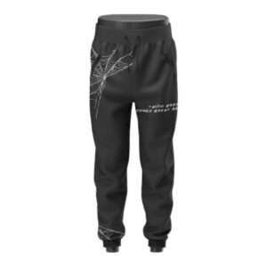 Spiderman Long Pants Black